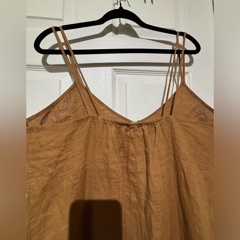 United Colors of Benetton Pure Linen Long  Dress size L - Picture 6 of 9